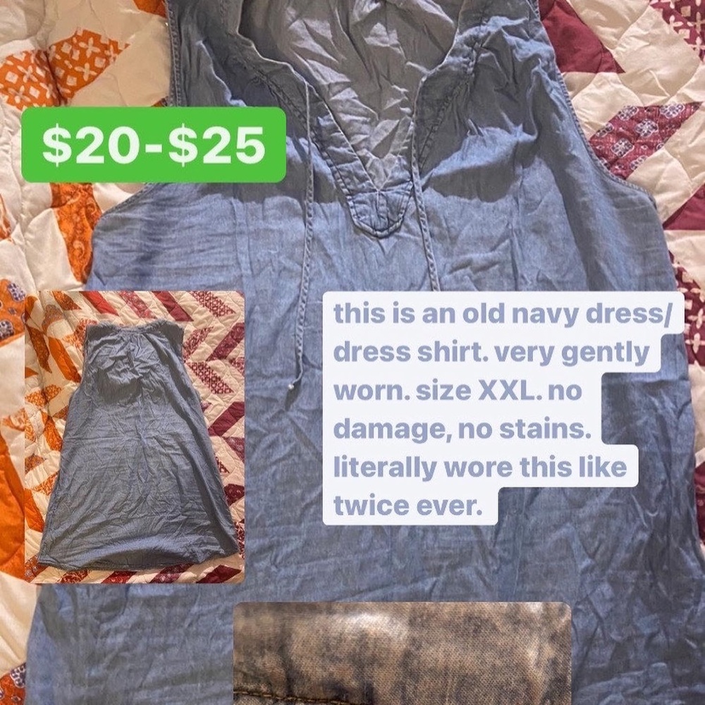 XXL Chambray Dress